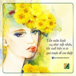 TIỀN MÃN KINH CŨNG NHƯ PHÒNG CHỐNG LÃO HÓA - KHI NẾP NHĂN XUẤT HIỆN ĐÃ QUÁ TRỄ