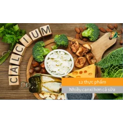 12 thực phẩm có nhiều canxi hơn cả sữa
