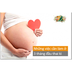 Những việc cần làm trong tam cá nguyệt đầu tiên khi mang thai