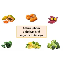 6 thực phẩm giúp hạn chế mụn và vết thâm, sẹo mụn