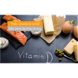 Thiếu Vitamin D làm tăng nguy cơ mắc bệnh đái tháo đường