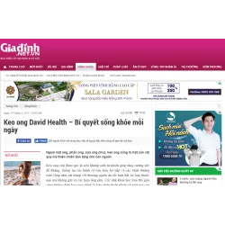 Báo Gia Đình: Keo ong David Health – Bí quyết sống khỏe mỗi ngày
