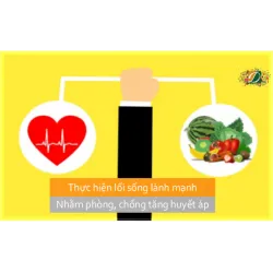 Thực hiện lối sống lành mạnh để phòng, chống tăng huyết áp