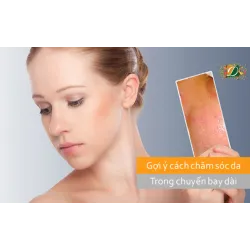 Gợi ý cách chăm sóc da trong những chuyến bay dài