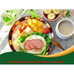 ĂN MỘT QUẢ TRỨNG CHO BỮA ĂN SÁNG CÓ THỂ GIẢM NGUY CƠ BỊ ĐỘT QUỴ