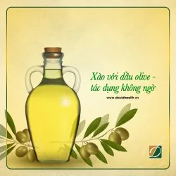 LỢI ÍCH TỪ XÀO RAU VỚI DẦU Ô LIU