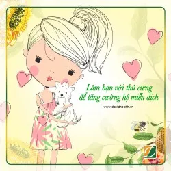 BÉ CHƠI VỚI THÚ CƯNG – NÂNG CAO HỆ MIỄN DỊCH