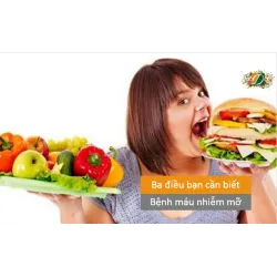 Ba điều cần biết về máu nhiễm mỡ
