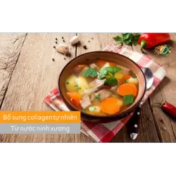 Bổ sung collagen tự nhiên từ nước ninh xương