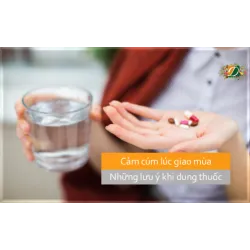 Cảm cúm lúc giao mùa - Những lưu ý khi dùng thuốc