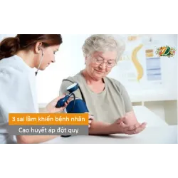 3 sai lầm khiến người cao huyết áp dễ đột quỵ