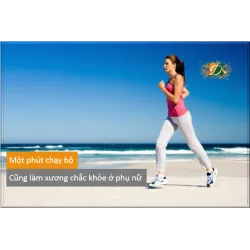 Ngay cả một phút chạy bộ cũng có thể giúp xương chắc khỏe ở phụ nữ