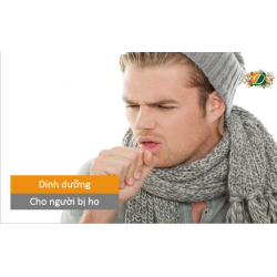 Dinh dưỡng cho người bị ho