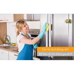 Dọn tủ lạnh đúng cách để bảo vệ sức khỏe gia đình
