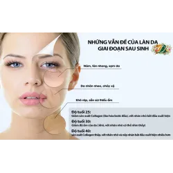 Vấn đề lão hóa sau sinh và cách khắc phục