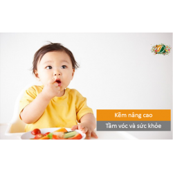 Kẽm nâng cao tầm vóc và sức khỏe