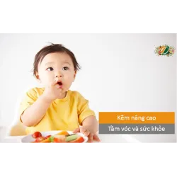 Kẽm nâng cao tầm vóc và sức khỏe