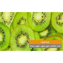 Quả kiwi giúp ngừa gan nhiễm mỡ