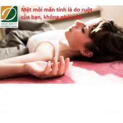 MỆT MỎI MÃN TÍNH LÀ DO RUỘT CỦA BẠN