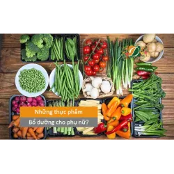Những thực phẩm bổ dưỡng cho phụ nữ