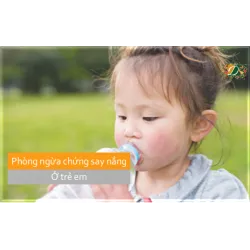 Phòng ngừa chứng say nắng ở trẻ em