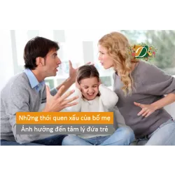 Những thói quen xấu của bố mẹ có thể ảnh hưởng đến tâm lý đứa trẻ