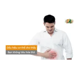 Dấu hiệu cảnh báo cơ thể không tiêu hóa thịt